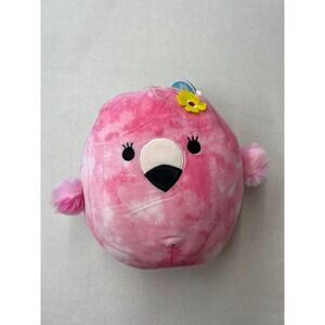 Original Squishmallows Cookie Pink Tie Dye Flamingo Plush Toy 7 inch